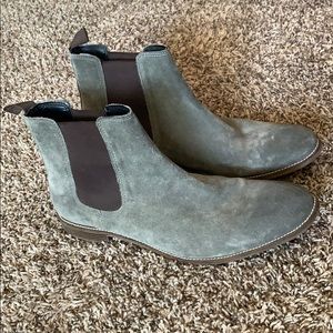 ASOS suede chelsea boots